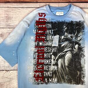 First Row 3/4 Sleeve Mini Terry Streetwear T-shirt